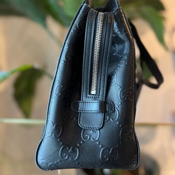 GUCCI GG Embossed Tote - Picture 6 of 16